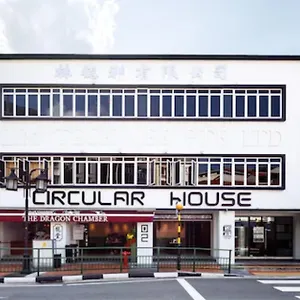 ** Hotel kapsul Circular House Singapura